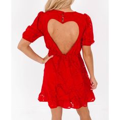 This Dress Features Puff Sleeves, A Heart Shaped Back Cutout, A Bottom Ruffle, And A Hidden Floral Print. Lined. Size Medium. Fits True To Size Sassy Shortcake, Dusty Pink Dresses, Taylor Swift Tour Outfits, Swift Tour, Tour Outfits, Heart Cut Out, Mauve Dress, Cut Out Dress, Frill Dress