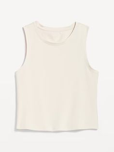 Bestee Tank Top | Old Navy Spring Crew Neck Muscle Tee For Workout, Spring Workout Muscle Tee With Crew Neck, Basic Crew Neck Tank Top For Workout, White Stretch Crew Neck Tank Top, Casual Crew Neck Tank Top For Workout, White Crew Neck Tank Top For Athleisure, Casual Crew Neck Tank Top, White Crew Neck Tank Top Athleisure, Crew Neck Workout Tank Top