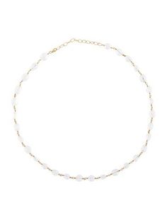 14K Yellow GoldFeaturing Checkerboard Moonstone Beads Beaded Chain Necklace, Moonstone Beads, Bead Strand, Beaded Chain, Moonstone, Chain Necklace, Beaded Necklace, Jewelry Necklaces, Beads