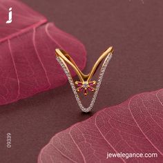 A perfect ring for a perfect person as you... . Search for the Product Code '09339' on www.jewelegance.com . #myjewelegance #jewelegance #ring #gemstonering #ringstack #gemstone #gemstonejewellery #ringcollection #czring #beautifuljewellery Vanku Rings Designs, Vanki Ring Design Diamond, Kalyanapu Ring Designs, Pradanam Ring Designs, Anji Ring Gold, Kalyanam Ring Designs, Gold Vanki Ring Designs