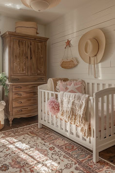 nursery ideas, nursery decor, cowgirl nursery, western nursery Indian Nursery Theme, Earthy Pink Nursery, Nursery Decor Western, Retro Western Nursery, Ranch Style Nursery, Baby Girl Country Nursery, Country Girl Nursery Ideas, Simple Western Nursery, Simple Western Nursery Ideas