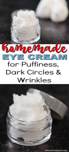 Homemade Eye Cream, Natural Eye Cream, Diy Eye Cream, Baking Soda Shampoo, Beauty Remedies, Homemade Beauty, Natural Eyes, Skin Care Recipes