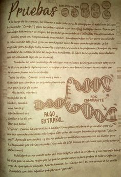 an old book with some type of writing on the front and back pages in spanish