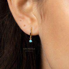 Dainty earrings. A perfect gift for birthday, anniversary, bridesmaids, graduation, friendship, sisters. ♡ Inside dimension is 9mm ♡ Available in thick 14k gold plated or rhodium plated over solid 925 sterling silver. ■ Gift box To reduce unnecessary packing and save trees, each order comes with one gift box only. If you wish to box each jewelry separately, be sure to request in the note to us. ■ Jewelry care tips ♡ Do not wear it while showering, swimming, sleeping, or during any vigorous activ Dainty Birthstone Huggie Earrings, Anniversary Birthstone Hoop Earrings, Dainty Hoop Earrings For Party, Minimalist Hoop Earrings With Birthstone, Minimalist Single Huggie Earring For Party, Elegant Small Hoop Birthstone Jewelry, Dainty Birthstone Hoop Earrings For Gift, Dainty Birthstone Hoop Earrings As Gift, Hypoallergenic Hoop Jewelry For Birthday