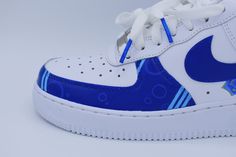 Take flight with the Blue Flower Custom Air Force 1! Featuring a blue flower design, this custom sneaker is a great way to stand out and make a statement. Soar above the competition and show off your bold style with this unique footwear. 🌺 🔥 100% genuine, Brand New.👟 Custom sneakers.💫 Every pair is hand-made to order.✨ Best quality waterproof and scratch-proof paints used.✨ 1000+ satisfied customers across various platforms. 🌎Free worldwide shipping,shipping within 5-12 working days🎁 Treat Custom Blue Low-top Sneakers, Blue Low-top Custom Sneakers, Blue Custom Sneakers With Rubber Sole, Custom Blue Sneakers, Custom Blue Sneakers With Rubber Sole, Blue Custom Style Sneakers, Modern Blue Custom Sneakers For Sports, Modern Blue Custom Sneakers With Round Toe, Blue Custom Sneakers For Streetwear