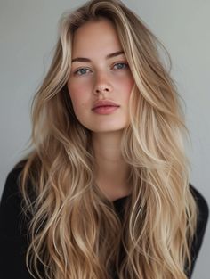 Spring Hairstyles For Long Hair, Hair Color For Blondes, 2024 Hair Trends For Women, Hair Colors For Blondes, Spring Hair Trends, Pretty Blonde Hair, Fall Blonde Hair, Blonde Wavy Hair, Spring Hair Color