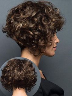 Curly Pixie, Short Wavy Hair, Penteado Cabelo Curto