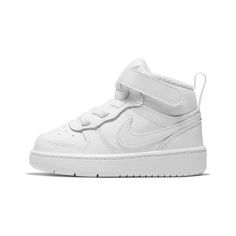 Nike Court Borough Mid 2 Baby/Toddler Sneakers Color: White Size: 8 T Gender: male.  Age Group: infant. Nike Court Borough Mid 2, Court Borough Mid 2, Nike Casual, Baby Walking Shoes, Nike Court Borough, Baby Walking, Toddler Nikes, Toddler Girl Shoes, Toddler Sneakers