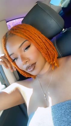 Ginger Locs Black Women, Styles Locs, Ginger Locs, Black Locs, Invisible Locs, Loc Ideas, Loc Inspiration, Loc Extensions, Dreadlock Hairstyles For Men