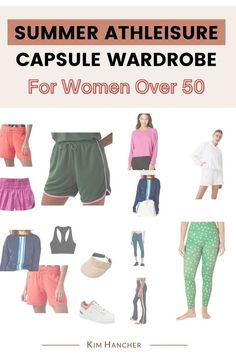 Looking for inspirations for stylish athleisure outfits this summer? This post has all the sport wear essentials to put together the best athleisure outfits you can wear from tennis to coffee shops to running errands. From the exercise dress to shorts to leggings to skorts to workout tops, you'll find the perfect piece to create an athleisure capsule wardrobe! Perfect for women over 40 and 50. Stylish Athleisure Outfits, Summer Athleisure Outfits, Athleisure Capsule Wardrobe, Athleisure Capsule, Summer Athleisure, Wardrobe For Women, Athleisure Outfits Summer, Exercise Dress, Athleisure Summer