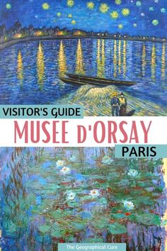 the cover of visitor's guide to musee d'orsay paris