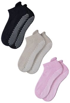 PRICES MAY VARY. Non slip bottom : Grips at sole of socks provide superb grip on slick surface such as wood floors,tile floors. Prevent falling or losing balance while walking or running. Material : Cotton 97% +Spandex 3% great ventilation tough soft and quick drying with cushion padding on the bottom, toe, and heel. Perfect companion : Yoga, Pilates, Barre, Ballet, Workouts, Pregnant Women, Hospital socks for your allows safer practice,fall prevention and enhances balance during exercise. Size Hospital Socks, Waterproof Socks, House Socks, Pilates Socks, Pink Clothing, Non Slip Socks, Tile Floors, Fall Prevention, Slip And Fall