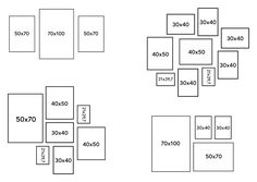 the floor plan for an office building with four different areas, including one room and two rooms