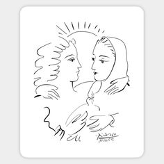 Pablo Picasso -- Choose from our vast selection of stickers to match with your favorite design to make the perfect customized sticker/decal. Perfect to put on water bottles, laptops, hard hats, and car windows. Everything from favorite TV show stickers to funny stickers. For men, women, boys, and girls. Sketch Poster, Art Deco Design, Stationery Cards, Mini Art, Art Sketches, Custom Stickers, Poster Wall Art