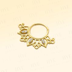 All of our jewelry is handmade per order to make sure you will have the highest quality and our goal is to give you the this value at the lowest price possible. Elevate your style with this Cartilage Hoop Piercing, crafted from 14K gold. Designed for 16G piercings with a 10mm diameter, this hoop features an elegant clicker design, perfect for daith, helix, or cartilage piercings. Available with your choice of sparkling diamonds or vibrant zircon, this earring adds a refined touch to any look. Th Internally Threaded Yellow Gold Hoop Earrings, Nickel Free Hoop Septum Ring For Wedding, Nickel-free Hoop Septum Ring For Wedding, Internally Threaded Hoop Septum Ring For Wedding, Gold 14k Hoop Septum Ring, 14k Gold Septum Ring With Halo Detail, 14k Gold Septum Ring With Halo, Gold Halo Septum Ring For Wedding, 14k Gold Halo Septum Ring