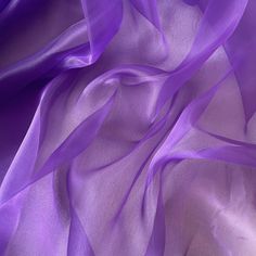 Purple Organza Tulle Fabric For Wedding, Organza Material, Sleeves Designs For Dresses, Neon Purple, Purple Orchids, Net Fabric, Fabric Suppliers, Purple Fabric, How To Make Curtains