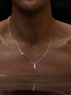 Guy Jewelry, Mens Silver Jewelry, Minimal Jewelry, Mens Accessories Jewelry