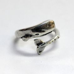 Whale Ring, Sperm Whale, Bronze Ring, Wrap Rings, Stunning Jewellery