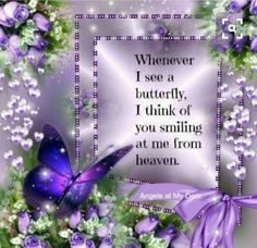 a blue and purple frame with flowers, butterflies and a poem that says saturday blessing