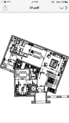 the floor plan for an apartment with two rooms and one bedroom on top of it