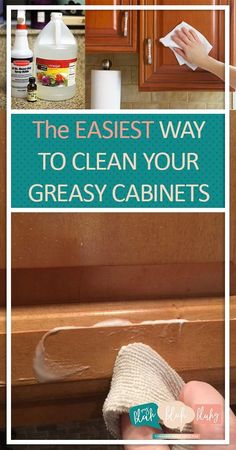 the easy way to clean your greasy cabinets