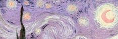 an image of the starry night painting