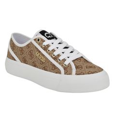 PRICES MAY VARY. Meet the Jelexa by guess, a great sneaker for your wardrobe. Easy to wear while giving you comfort, it's the evryday sneaker you'll love. Closed Toe Lace up Closure Guess Logo, Kids Luggage, Luxury Store, Beige Brown, Fashion Sneakers, Pharmacy Gifts, Sneakers Fashion, Special Features, Fashion Forward