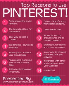 the top reason to use pinterest