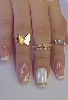 Elegant Touch Nails, Manicured Nails, Pink Acrylic Nails, Elegant Nails, Classy Nails, Fancy Nails, Short Acrylic Nails