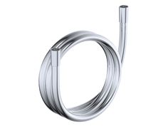 an image of a stainless steel hose on a white background