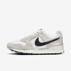 the nike air vortex in white and black