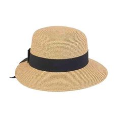 Small, petite size ladies hats. Classy asymmetrical brim summer hat. Brim is 2.75" wide on front and tapers to 1.5" in back. Wide grosgrain ribbon band with large bow and small heart charm accent. UPF 50+ sun protection hat. Packable, crushable, great hat for travel. Women's small size hat, 54 cm, 21 1/4". Girls size medium. Inner drawstring to fit extra-small hat size, 52 cm, 20 1/2". 100% paperbraid Medium size women's asymmetrical hats. Upf 50+ Curved Brim Hat For Picnic, Adjustable Wide Brim Mini Hat For Garden Party, Adjustable Curved Brim Sun Hat For Picnic, Adjustable Sun Hat With Curved Brim For Picnic, Adjustable Flat Brim Hat For Garden Party, Adjustable Flat Brim Boater Hat For Garden Party, Adjustable Fedora Sun Hat For Garden Party, Adjustable Curved Brim Sun Hat For Picnics, Adjustable Short Brim Mini Hats For Garden Party