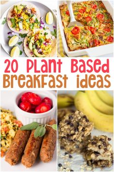 20 plant based breakfast ideas that are easy to make