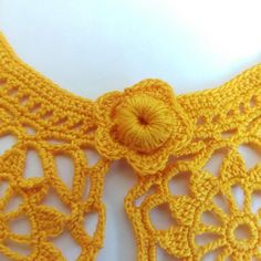 Yellow crochet flowers collar necklace Removable lace collar | Etsy Crochet Beach Necklaces, Crochet Necklaces For Beach, Crochet Neck Choker, Festival Crochet Necklaces, Crochet Lace Choker, Crochet Victorian Collar, Yellow Bohemian Crochet Jewelry, Crochet Lace Collar, Adjustable Crochet Flower Necklace