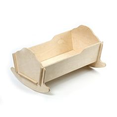 a wooden toy rocking horse on a white background