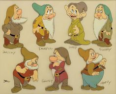 the seven dwarfs from snow white and the seven dwarfs