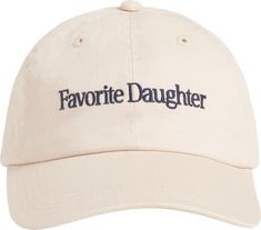 Favorite Daughter Classic Logo Cotton Twill Baseball Cap | Nordstrom Baseball Cap Women, Cap Women, 2024 Christmas, Favorite Daughter, Womens Baseball Cap, Logo Mark, Fabric Gift Bags, Classic Logo, Fabric Gifts