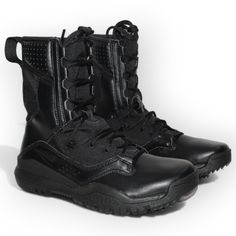 Nike Men's Sfb 8-Inch Field Boots New Without Box Sold As Pictured Thanks For Looking! Brand: Nike Size: Us Men's 6.5/Womens 8.0 Color: Black/Black Shoe Shaft: Hi-Top Model: Sfb 8-Inch Field Boots Style Code: Ao7507-001 Shoe Width: Regular Material: Leather/Nylon/Canvas Nike Lace-up Combat Boots For Outdoor, Nike Black Boots For Outdoor Work, Functional Black Lace-up Combat Boots, Techwear Abrasion-resistant Work Boots With Round Toe, Techwear Style Abrasion-resistant Work Boots With Round Toe, Black Functional Combat Boots For Outdoor Work, Nike High-top Work Boots For Sports, Black Impact Resistant Combat Boots, Combat Boots With Vibram Sole For Sports