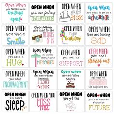 an image of open when you need to sleep stickers