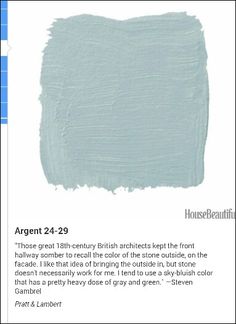 the color is blue and it looks like it has been painted in shades of gray