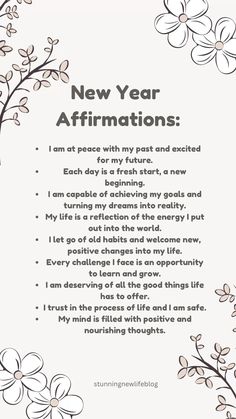 #newyearnewme #newyearsday #affirmations #affirmationpositive Happy New Year Affirmations, Nye Affirmations, New Year’s Eve Affirmations, I Am Affirmations New Year, Manifestation For New Year, Weekly Affirmation Inspirational Quotes, Affirmation For 2025, New Years Affirmations Mantra, Manifesting New Year