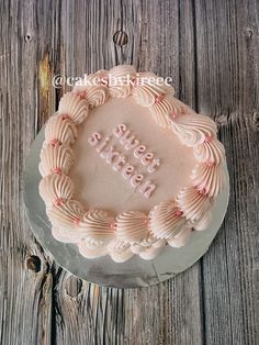 a birthday cake with the words happy birth written in frosting