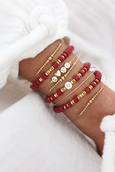 Bijoux tendances français 
Bracelets en perles Clay Bead Bracelet Ideas, Bead Bracelet Ideas, Clay Bead Bracelets, Beaded Braclets, Clay Bead Necklace, Homemade Bracelets, Clay Bracelets, Clay Bead Bracelet, Bracelet Inspo