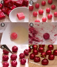 step by step instructions on how to make raspberry jellies for dessert