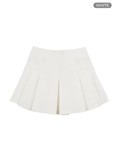 Product Detail Style : Street, Romantic Occasion : Back to school Detail : Pleats Print : Solid Material : Cotton, Spandex Length : Mini, High waist Cotton98 Spandex2 Color : Black, White, Beige, Light blue Made in Korea Model Size Model is wearing size S/M and the color Black. Height : 5'6" | 167cm / Top : S / Bottom : S (26 inch) .prddescription table, .prddescription td, .prddescription th { border : 1px solid black; border-collapse : collapse; padding: 10px; } Size(Inch) Size Waist Hip Thigh Trendy Stretch Tennis Skirt For School, Fitted School Uniform Skirt, Fitted Mini Tennis Skirt For School Uniform, Trendy School Skort With Stretch, Trendy Stretch Skort For School, Solid Mini Skirt For School, Fitted High Waist School Uniform Mini Skirt, High Waist Fitted Skirt For School, Fitted Preppy Skort For School