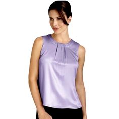 Nwt Cintas Charmeusetank 24” Pit To Pit 26” In Length Womens Xl Color Is Dusty Lilac Lined Angled Bust Darts Side Vents 100% Polyester Silky Feel Formal Solid Sleeveless Top, Formal Sleeveless Solid Tops, Formal Sleeveless Solid Color Tops, Feminine Sleeveless Purple Top, Elegant Stretch Tank Blouse, Spring Formal Camisole Top, Formal Spring Camisole Top, Elegant Purple Camisole Top, Elegant Purple Tank Top