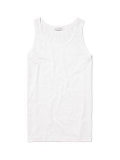 Find SUNSPEL Cotton-jersey Tank Top S on Editorialist. White Cotton Vest, 100% Cotton, Machine Wash Simple cotton-jersey tank tops are a versatile addition to any man's wardrobe. Wear this Sunspel style in a multitude of ways, as a fitted undershirt, an effortless loungewear option or with shorts and flip flops in the summer.