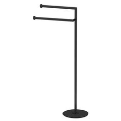 a black metal pole with two bars on it