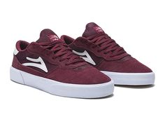 Lakai Cambridge - Men's Shoes : Burgundy Suede 3 : Modern aesthetic meets vintage design with the skate-ready Lakai Cambridge skateboard shoes! Skate shoe in a low-top silhouette featuring a mix of contemporary and classic styles. Uppers of suede, mesh, and perforated synthetic leather. Lace-up closure. Textile lining for breathable wear. DELUX-LITE footbed for cushioned comfort. PARA-MOUNT outsole offers advanced vulcanized technology for grippy performance. Imported. Measurements: Weight: 1 lb Suede Lace-up Skate Shoes For Skateboarding, Mid-top Suede Skate Shoes With Boost Midsole, Urban Suede Skate Shoes With Laces, Suede Lace-up Skate Shoes For Streetwear, Suede Skate Shoes For Streetwear, Suede Skate Shoes With Perforated Toe Box For Streetwear, Urban Suede Skate Shoes With Vulcanized Sole, Casual Suede Skate Shoes With Boost Midsole, Suede Skate Shoes With Rubber Sole For Streetwear