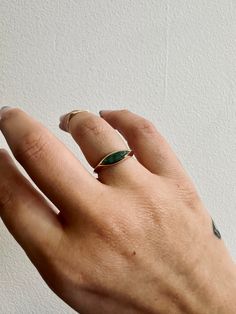 Modern & simple, this signet ring features a bold marquise Jadeite set in solid gold. Easy to wear, with a distinct knife edge band and eye-shaped Jadeite. Currently Available // 14kt yellow gold, size 6 3/4 Product Description // 14kt solid recycled yellow gold with knife edge tapers from 3.2mm to 1.1mm , with one Jade sitting perfectly in the eye at 12.5 x 3.25 mm 0.91cts Available in 14kt yellow gold, white gold and rose gold. Please allow four to six production time if not in the "Ready To S Jade Gold Ring, Vale Jewelry, Zoe Chicco, My Future Husband, Eye Shapes, Ring Finger, Boutique Jewelry, Signet Ring, Future Husband